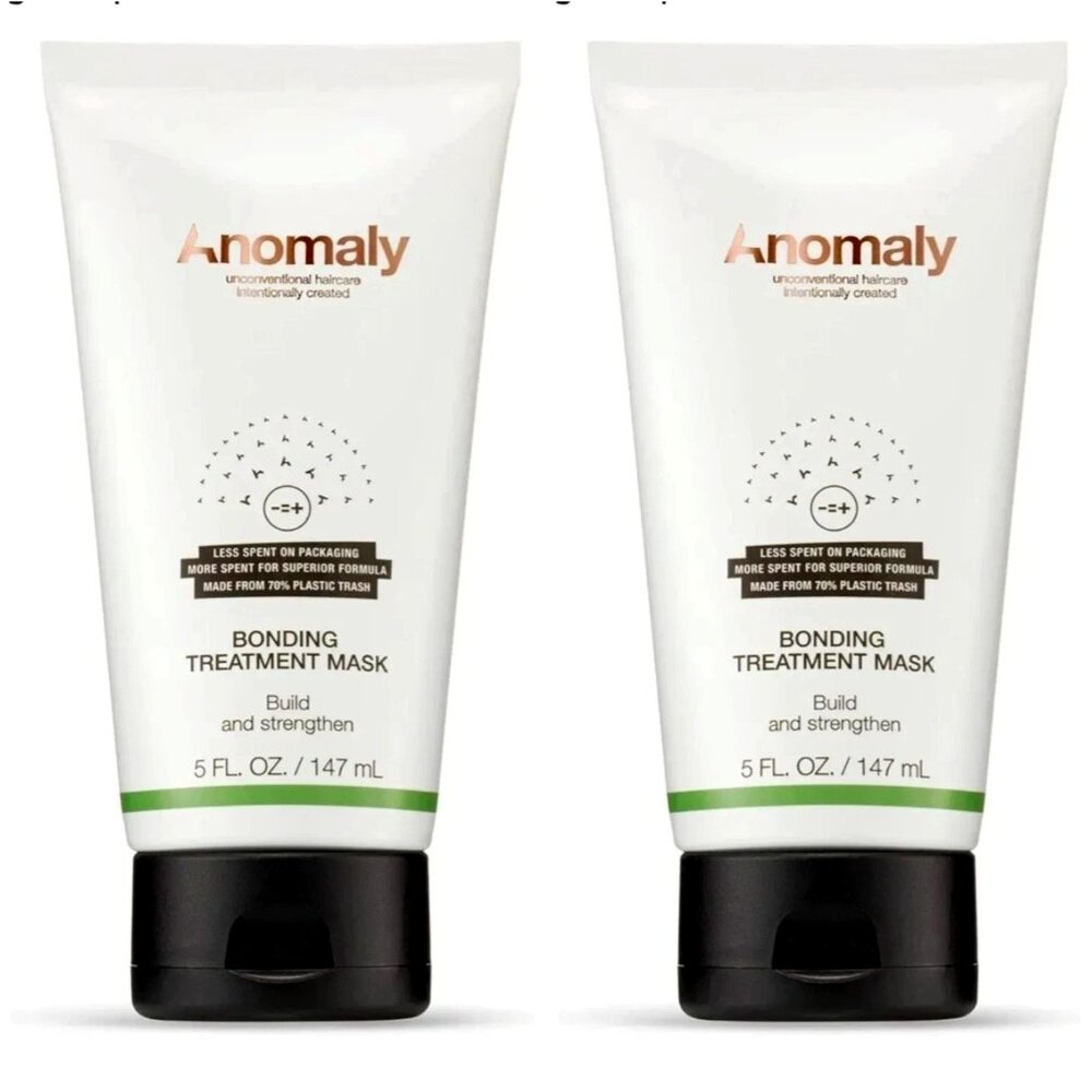 Anomaly Bonding Treatment Mask Build Strengthen Protect Hair Quinoa 5oz Lot of 2